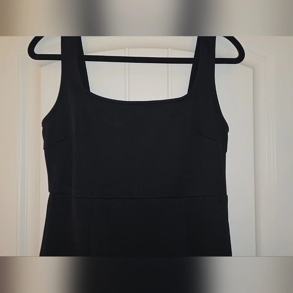 Cider Classic Black Midi Dress Like New Size Large - Picture 2 of 5